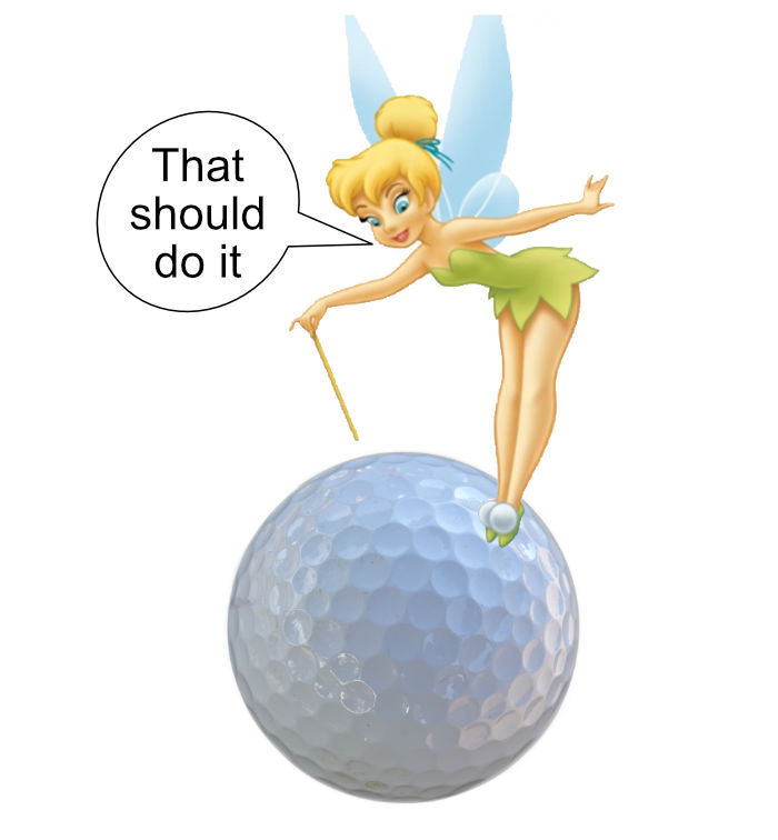 Tinkerbell-golf-ball